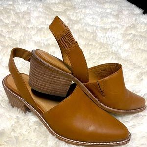 Madewell Slingback mules size 6